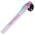 Light Up Safety Wand - Clear with Multicolor LED
